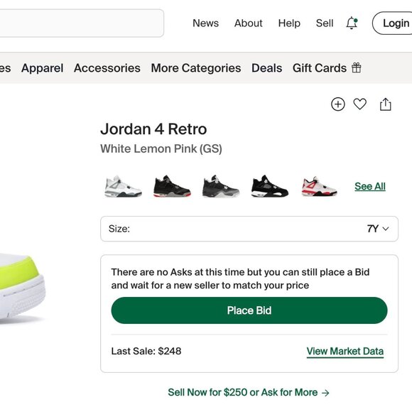 Jordan 4 Retro (GS) - Picture 7 of 7